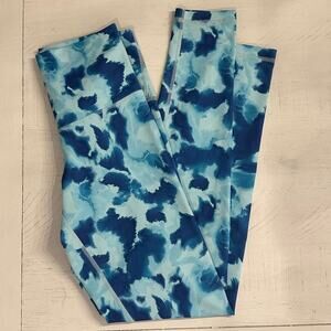 DYI Define Your Inspiration Blue Tie Dye Leggings